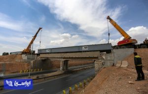 افتتاح پل روگذر خط راه آهن فولاد سبا