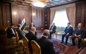 دیدار نخست وزیر عراق با وزیر امور خارجه