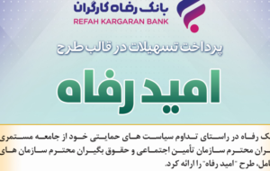 اسامی برگزیدگان بهمن ماه قرعه‌کشی تسهیلات طرح “امید رفاه” بانک رفاه کارگران اعلام شد