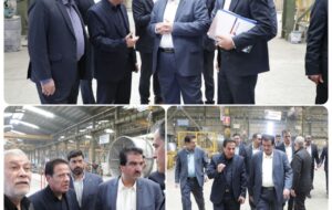 بازدید مدیرعامل بانک رفاه از شرکت شکوفا صنعت پویا